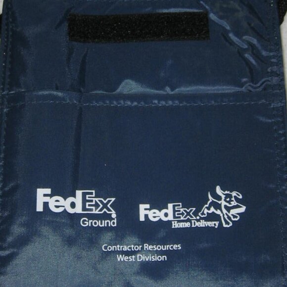 FedEx Cooler Bag Fedex Ground Home Delivery Koozie Coolr Bag 7x9.5x4.75" New - Picture 2 of 7